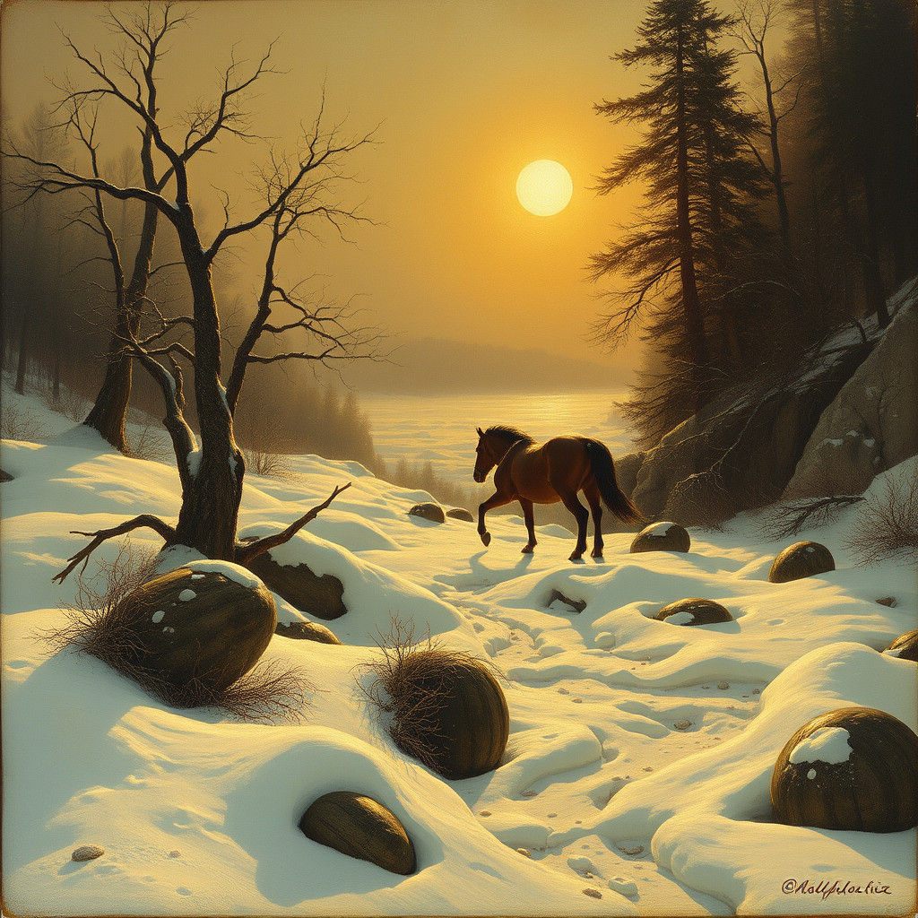 Ethereal Portrait in Pictorialist Style