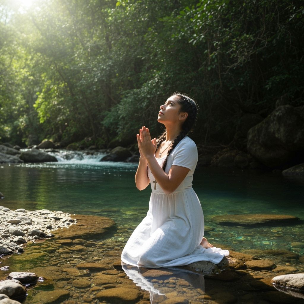 Majestic Stag in Snowy Forest Clearing