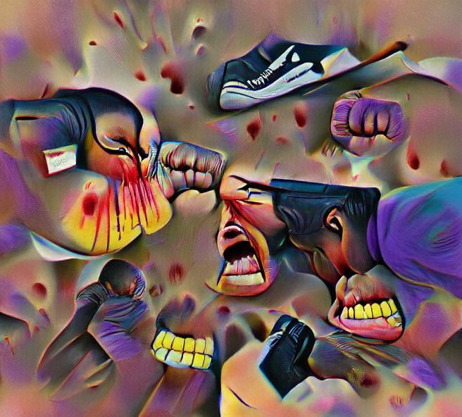 AI-Generated Interpretation of Violence