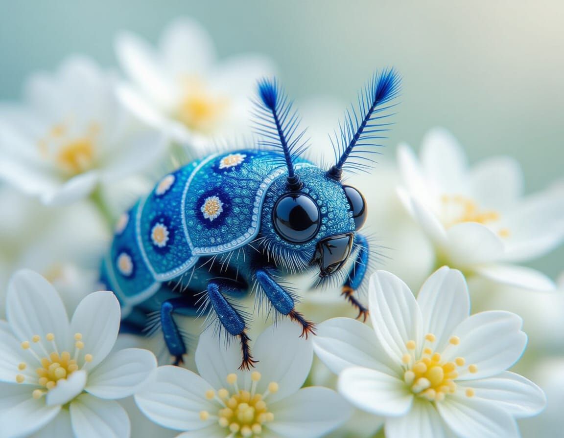 Sapphire caterpillar