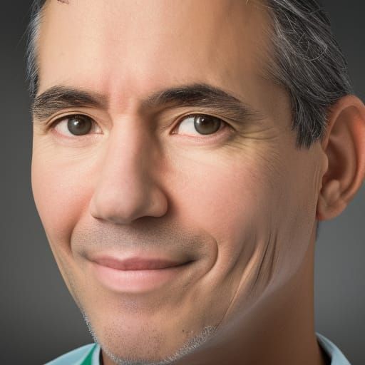 Professional Close-Up Portrait with Bokeh and Studio Lightin...