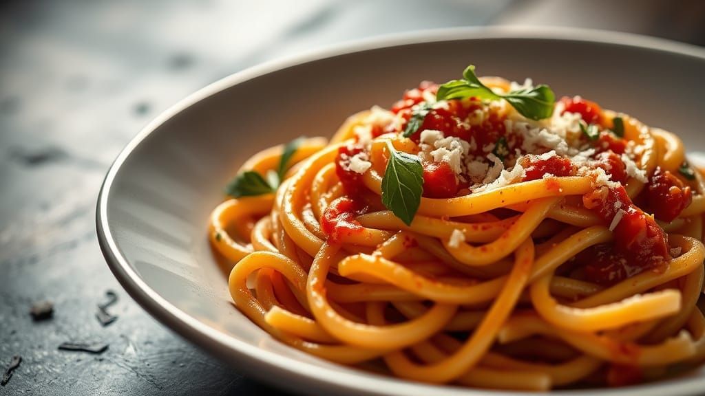 Perfectly Styled Pasta: Food Photography Masterpiece