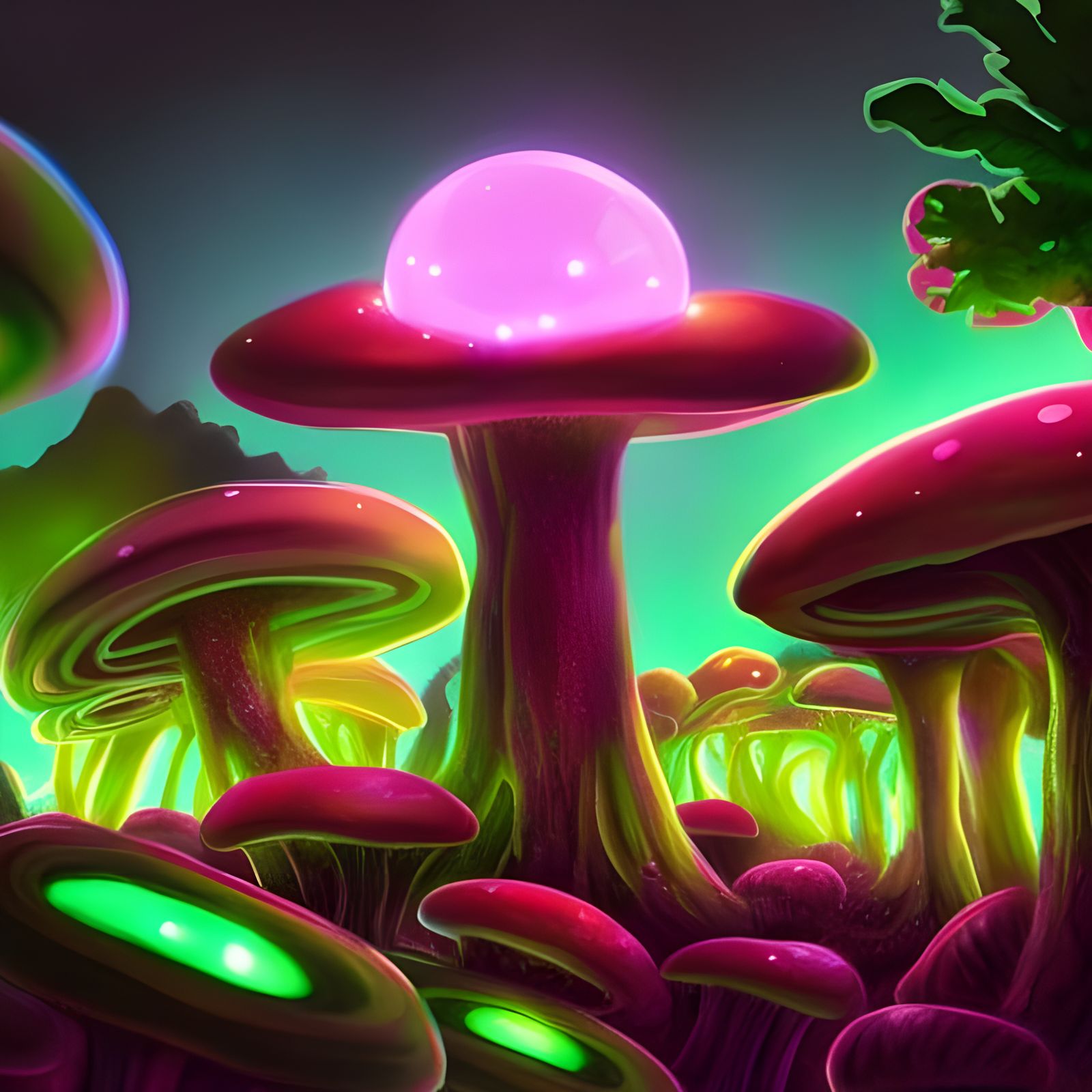 Alien Mushroom 8