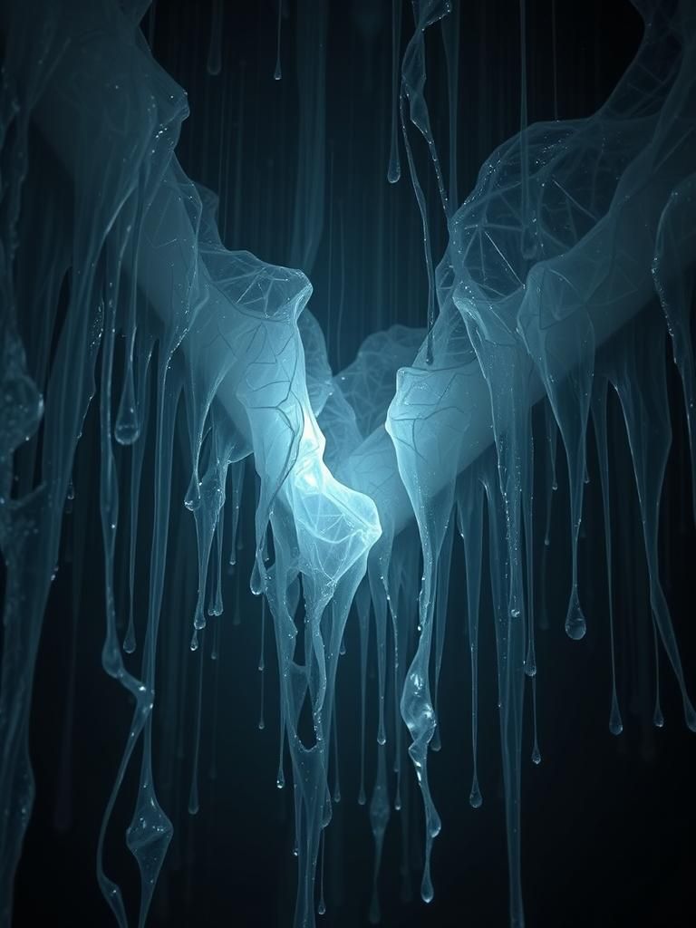 Abstract Glass-like Patterns in Dreamlike Style