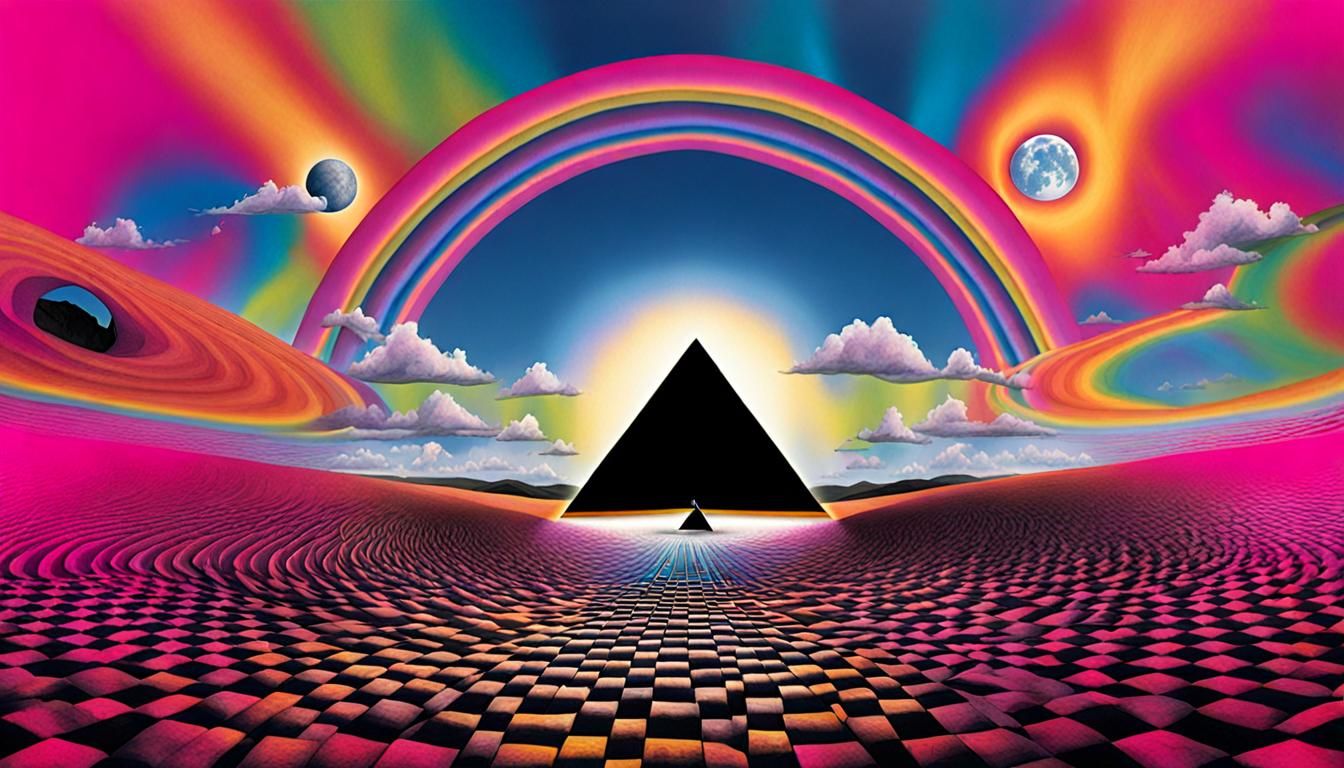 Psychedelic Tribute to Pink Floyd Album Art