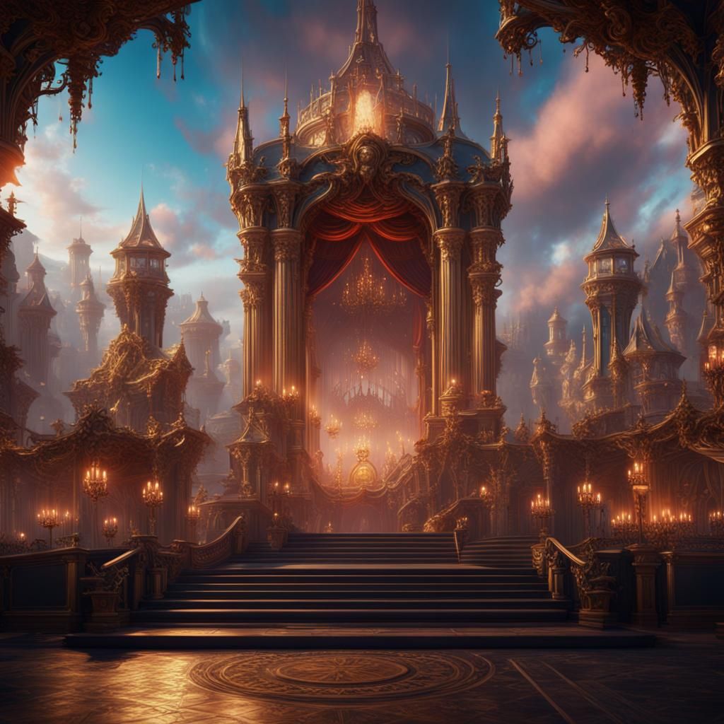 Spectacular Award Show: Detailed Matte Painting