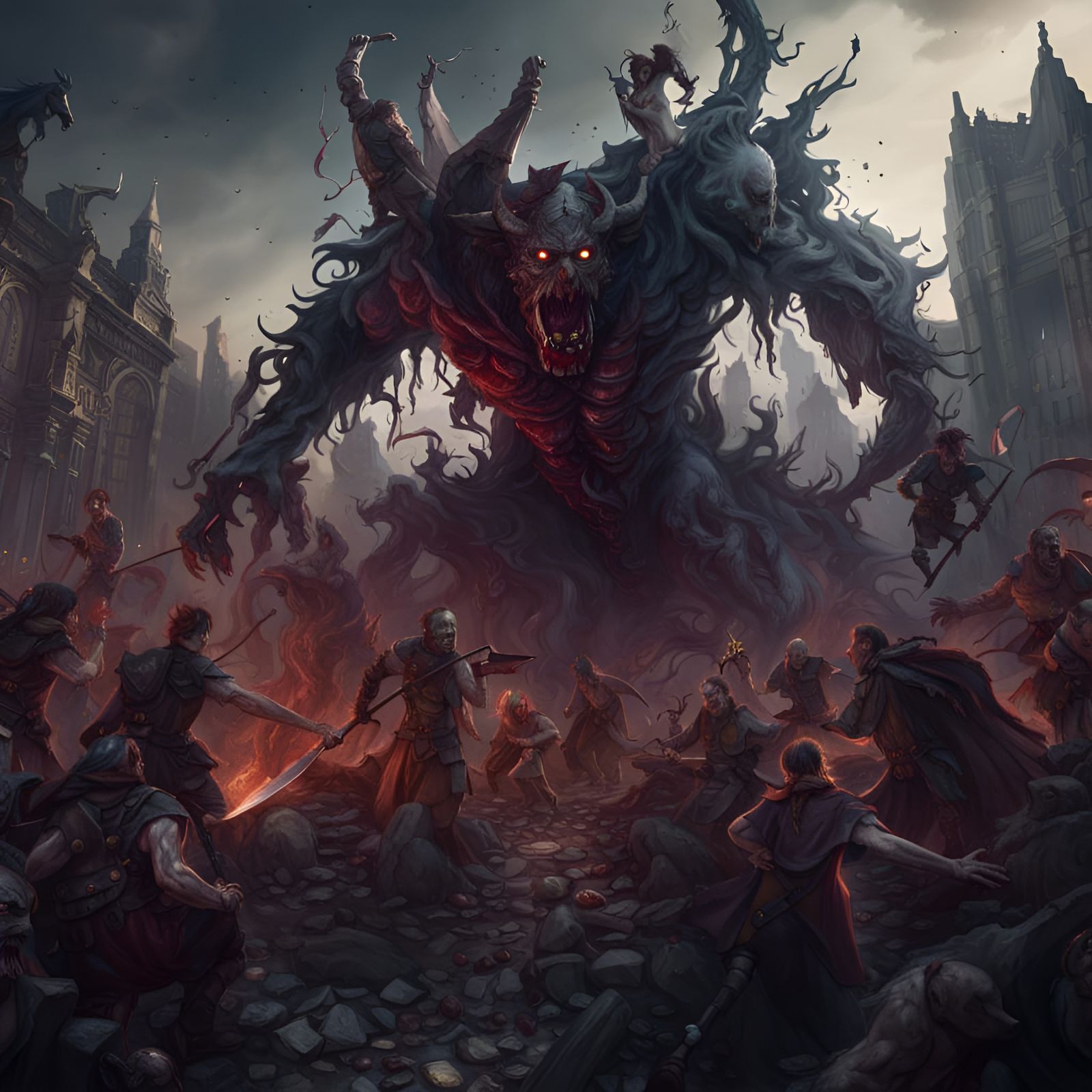 Demons and Angels Clash in Zombie War