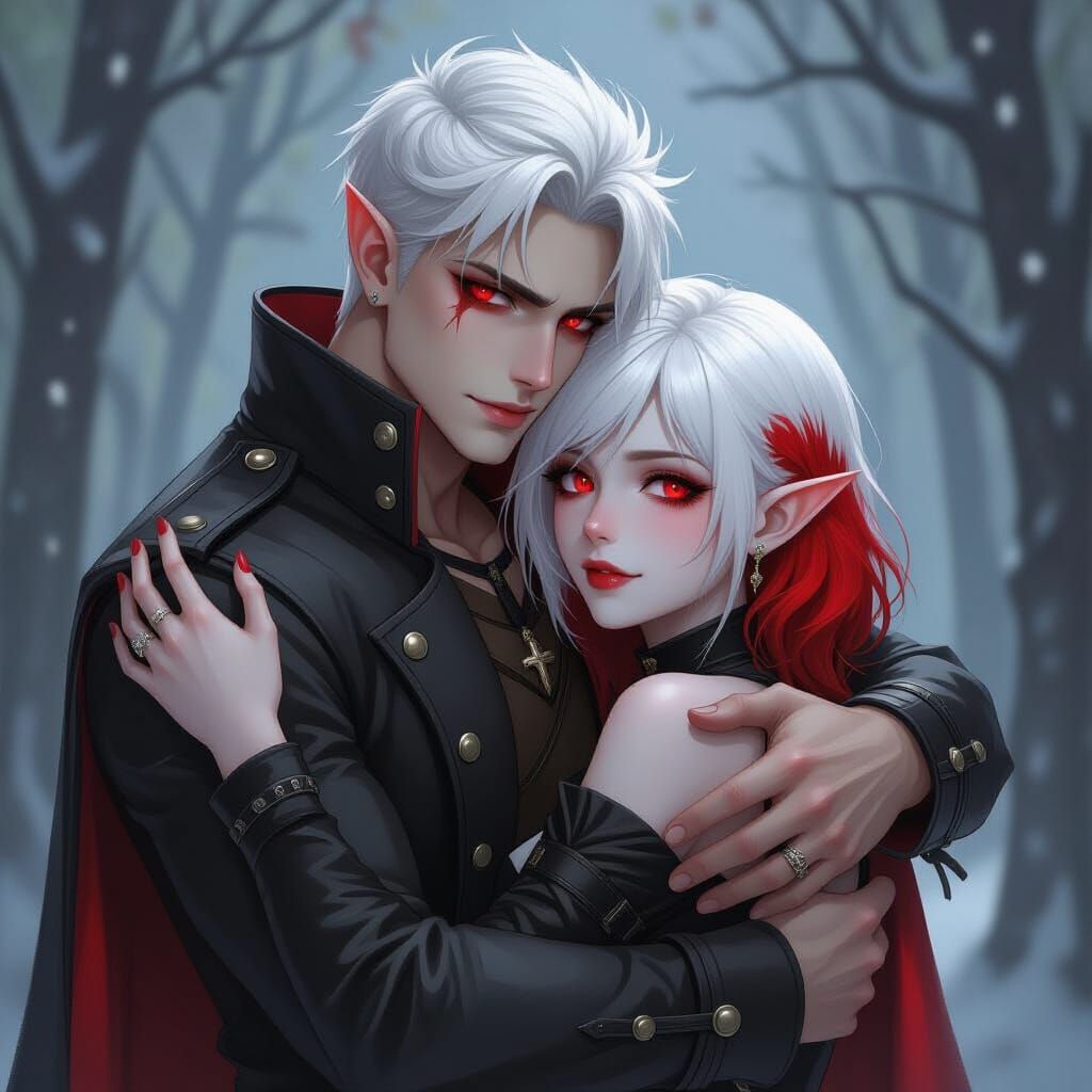 Vampire's Embrace: A Love Story in Crimson and Pale