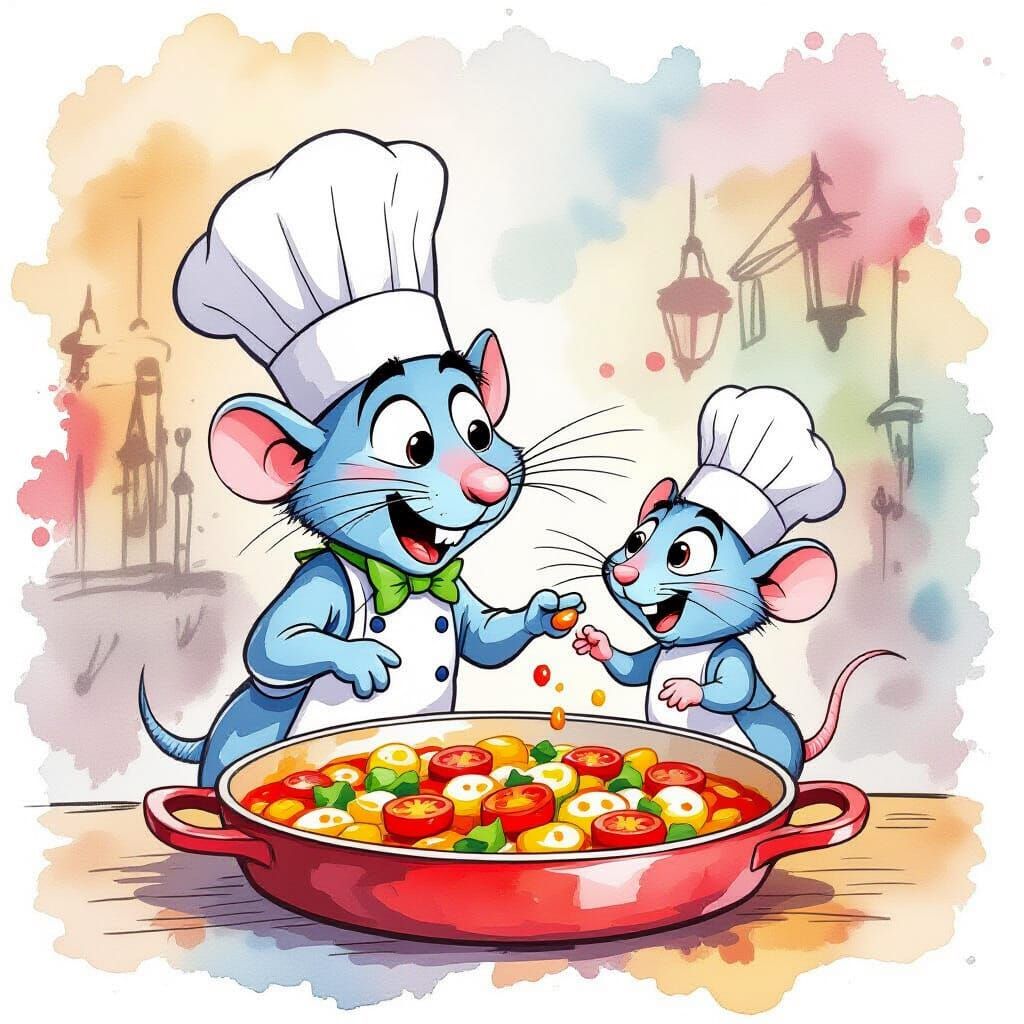 Ratatouille and Remy's Food Road Trip