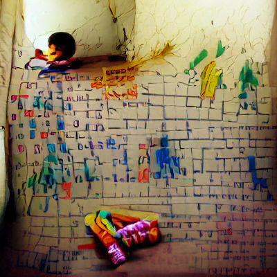Abandoned Child's Crayon Plea