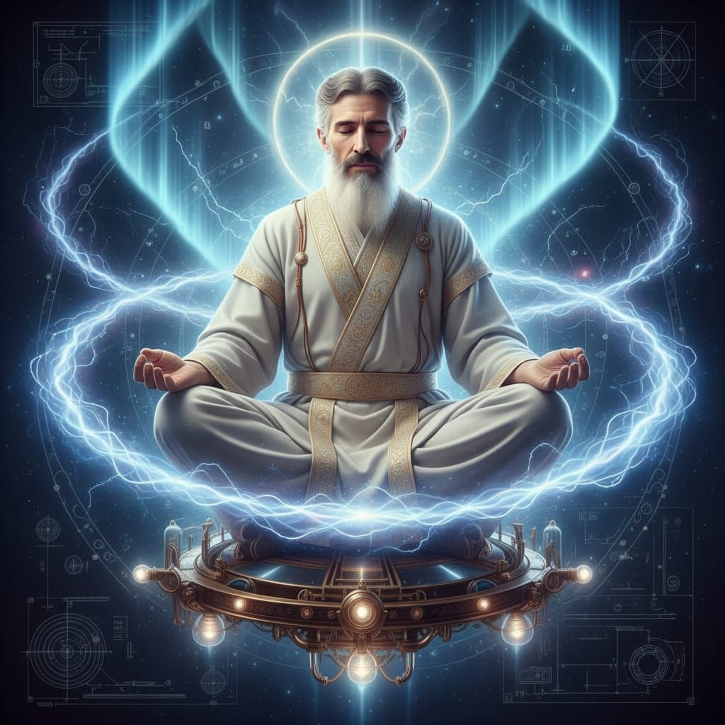 Nikola Tesla Transcendental Portrait