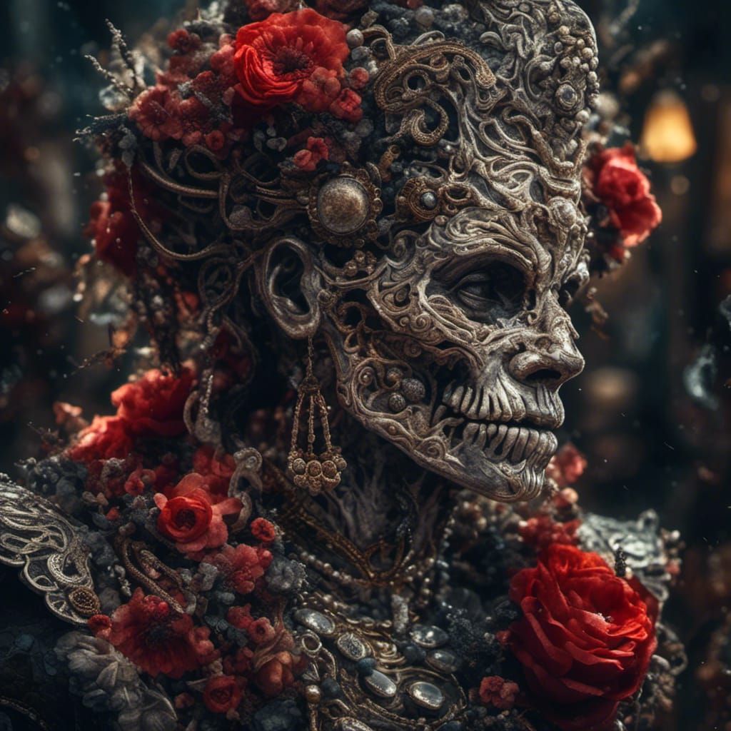 Hyperrealistic Portrait with Moody, Cinematic Atmosphere