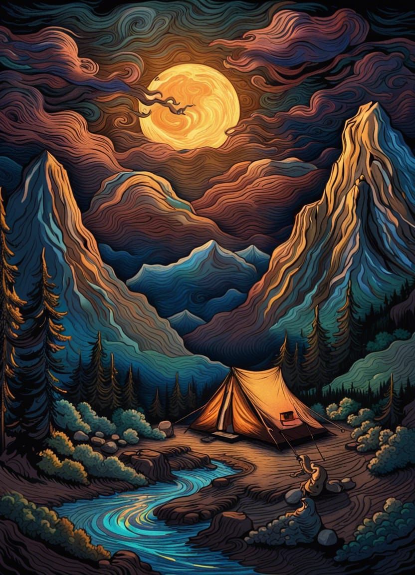 Camping in the Rockies