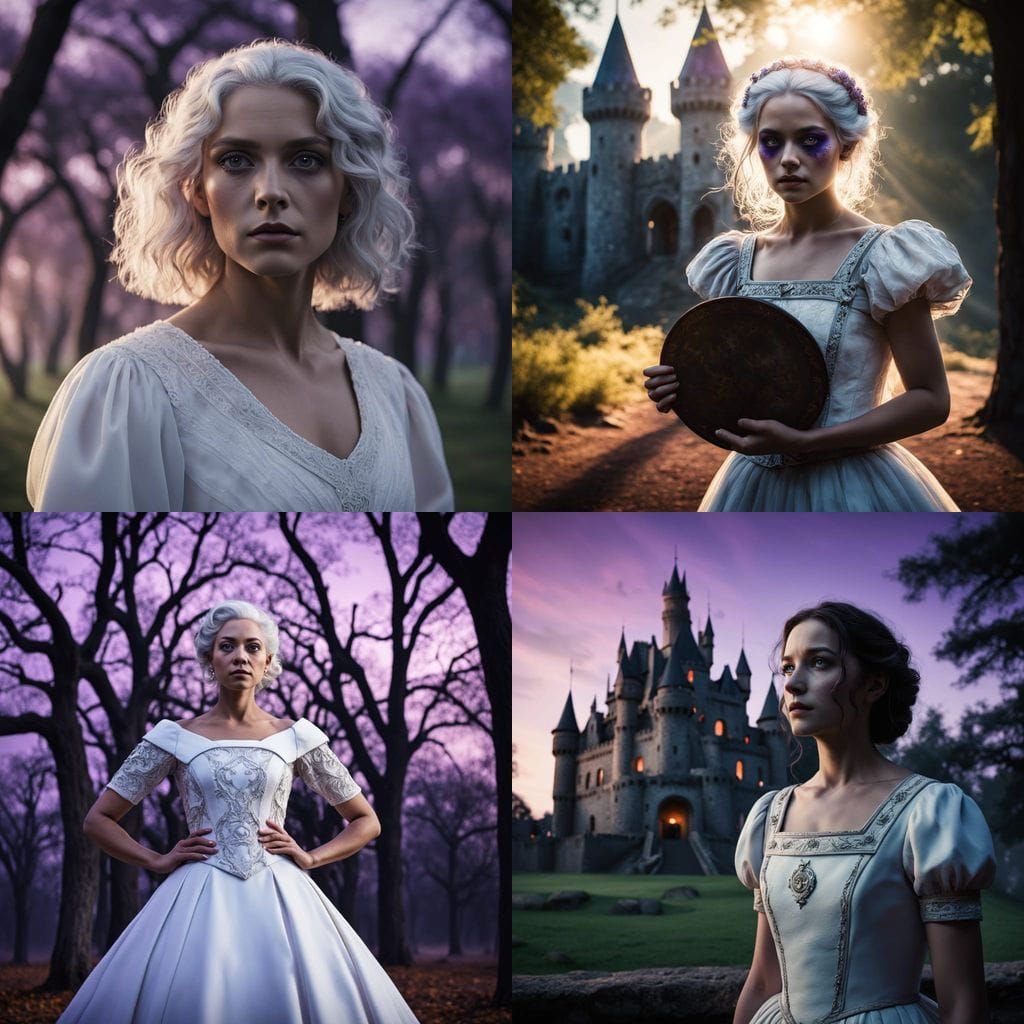 Hyperrealistic Portrait of a Determined Lady