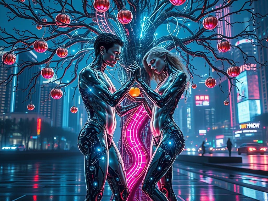 Cyber Genesis: Biomechanical Eden