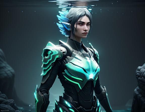 Female Amphipioid Emerges in Underwater Cavern