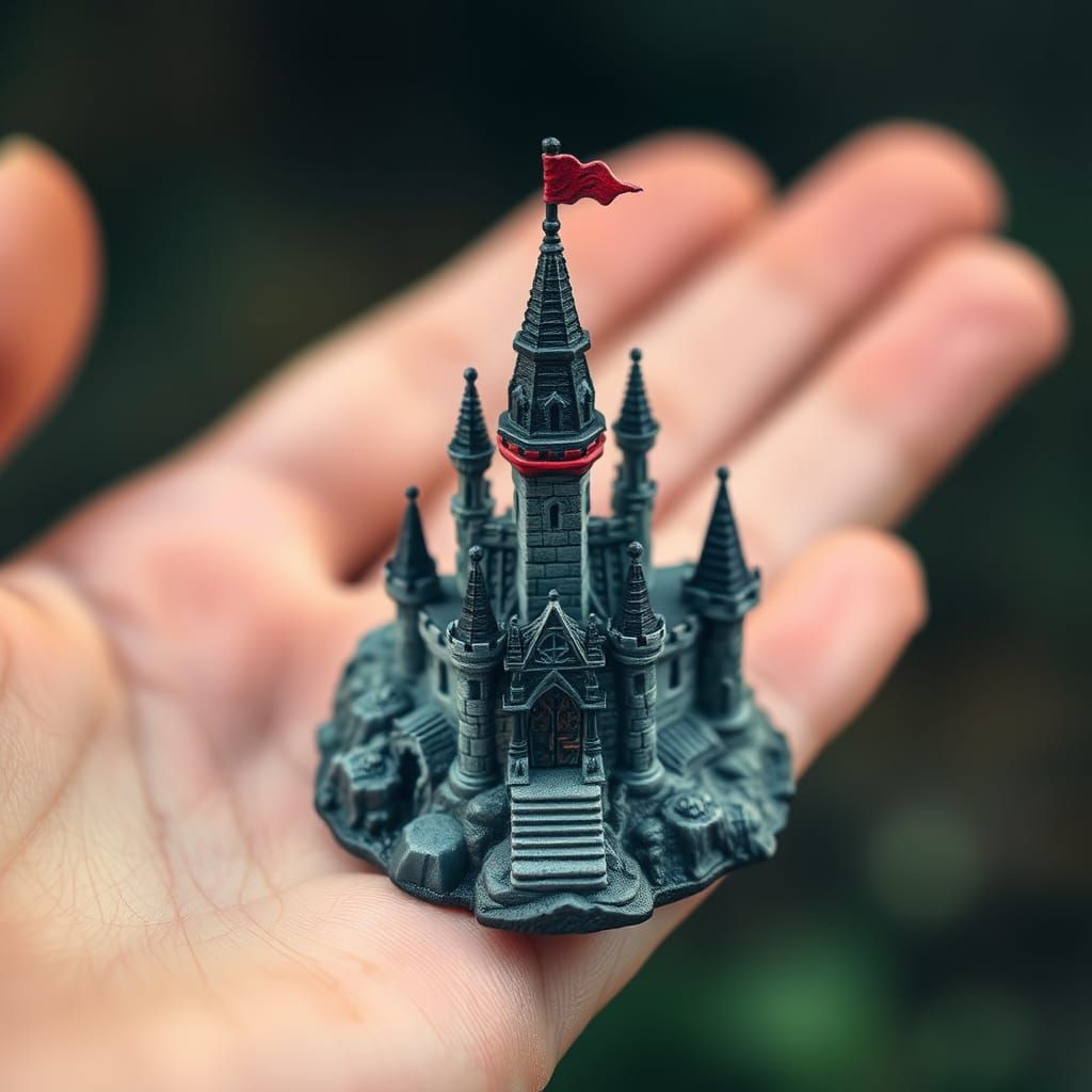 Dracula's Castle: Miniature Macro Photography