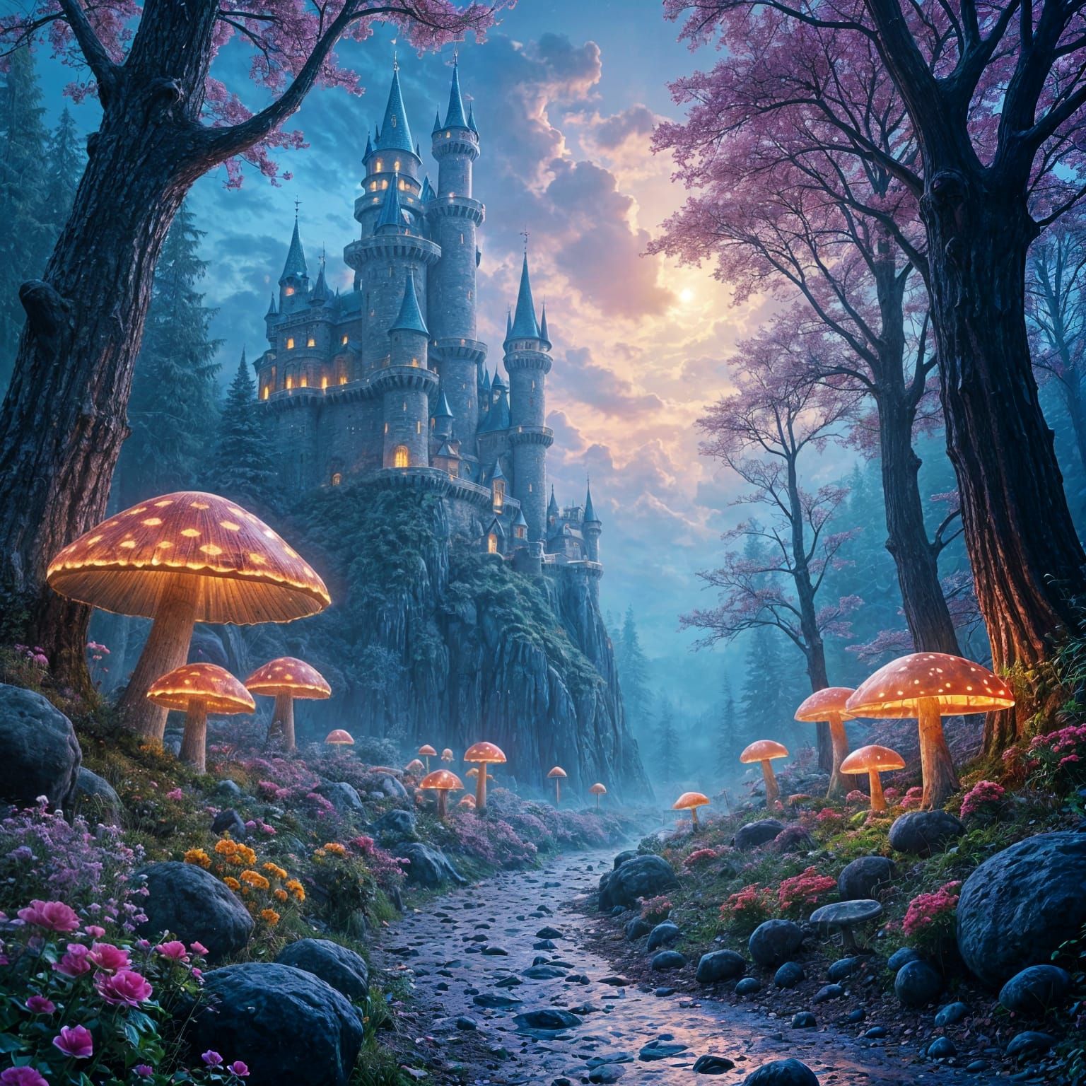 Enchanting Magical Landscape Inspired by Narnia