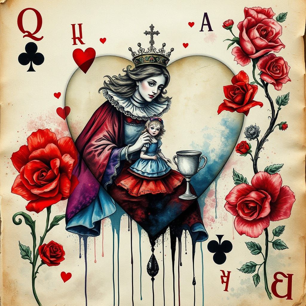 The Queen of Hearts' Whimsical Wonderland