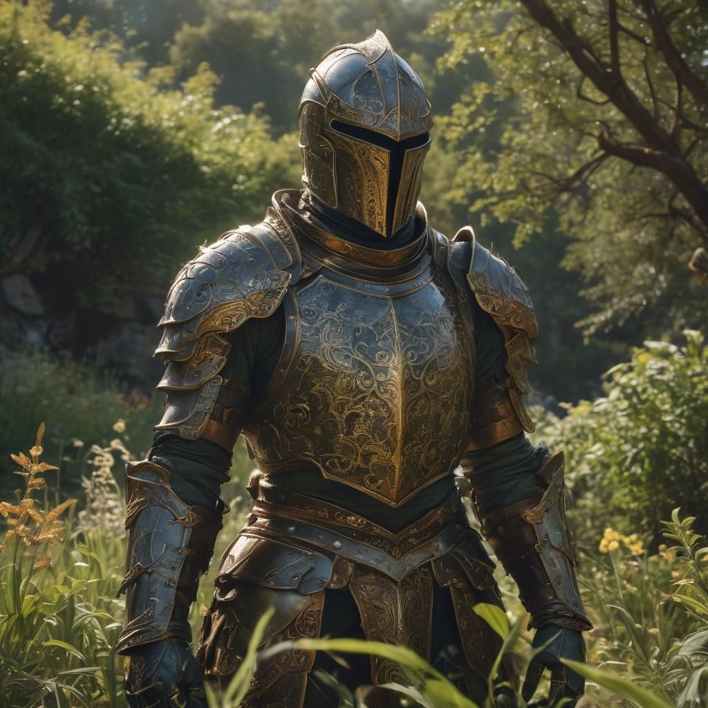 Ink Knight Emerges from Earth: Concept Art