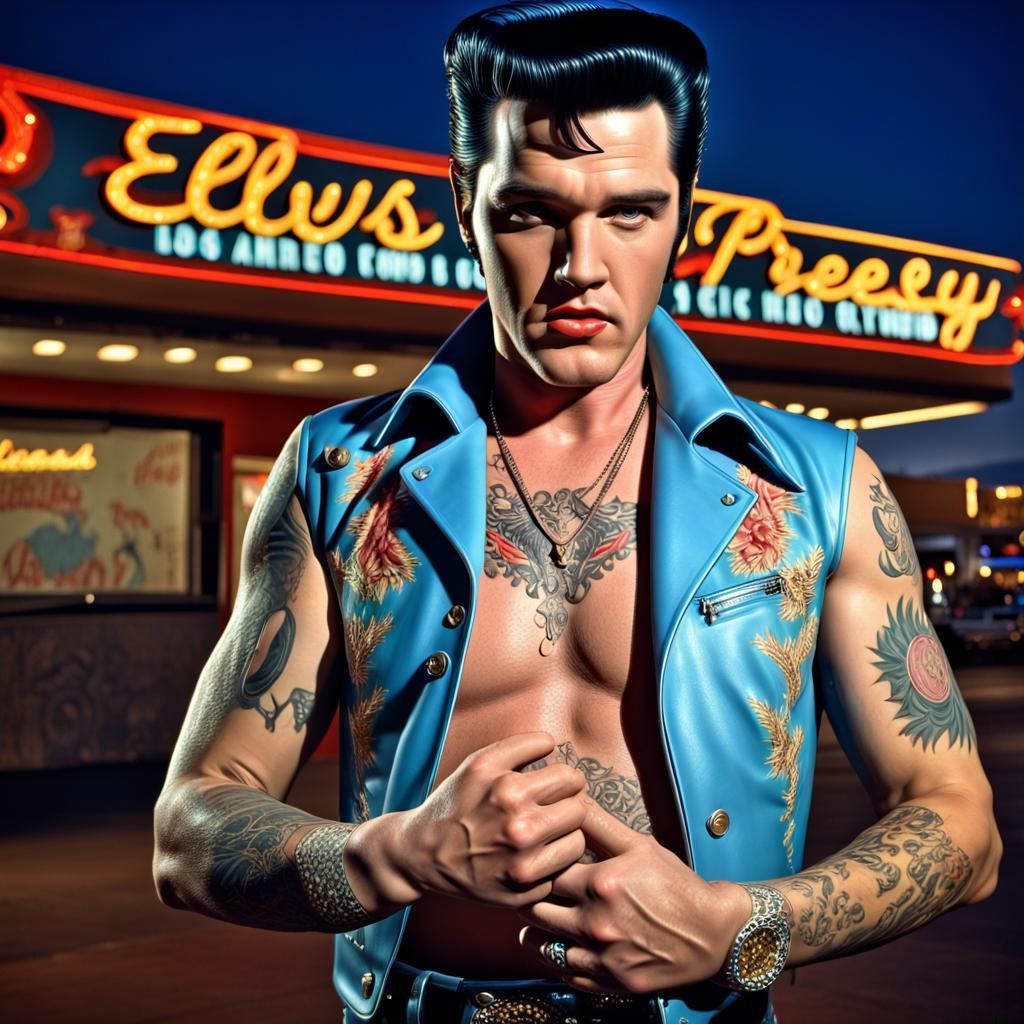 Tattooed Elvis