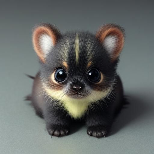 Adorable Creature of Unknown Origin in Hyperrealism