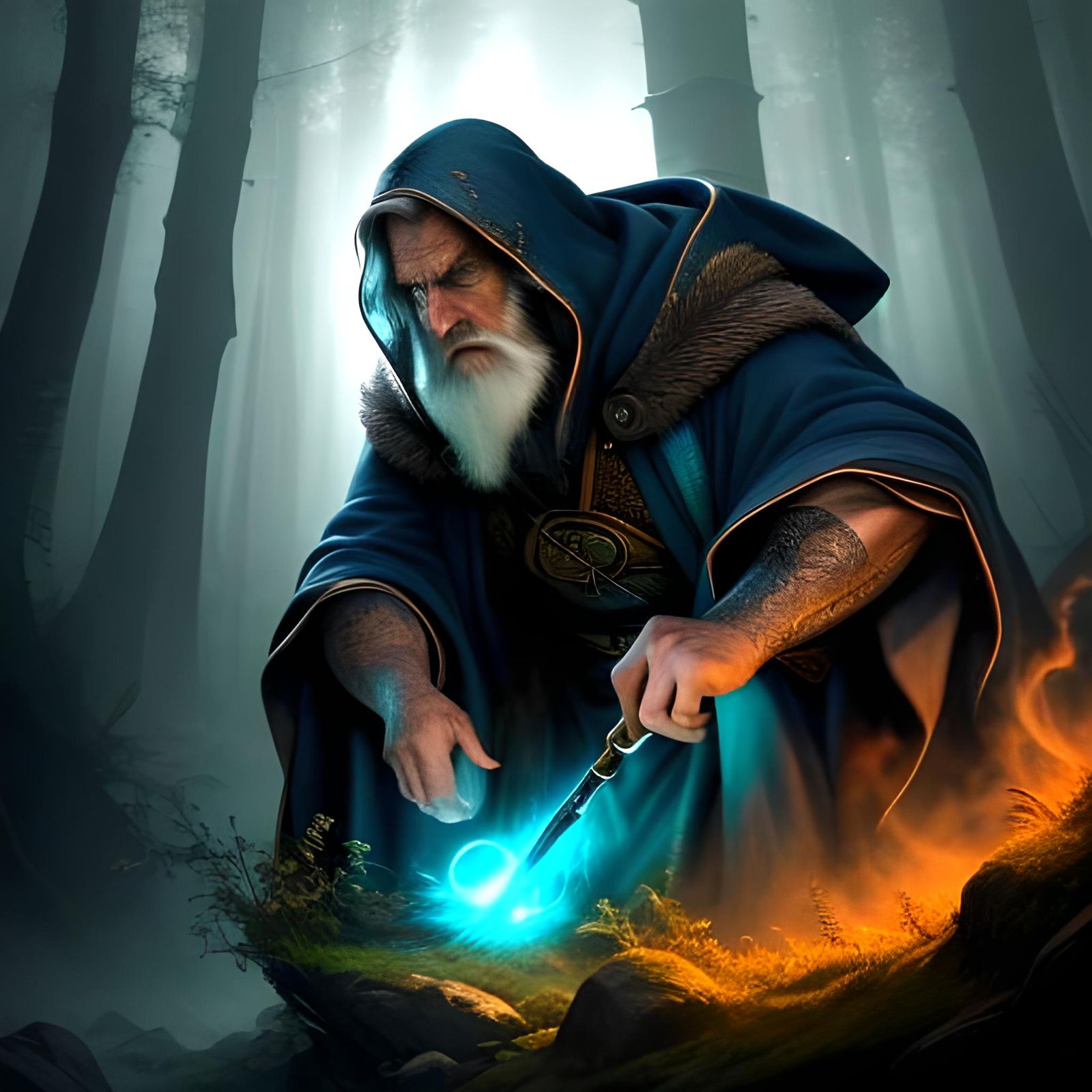 Wizard Restores Forest with Magic Aura