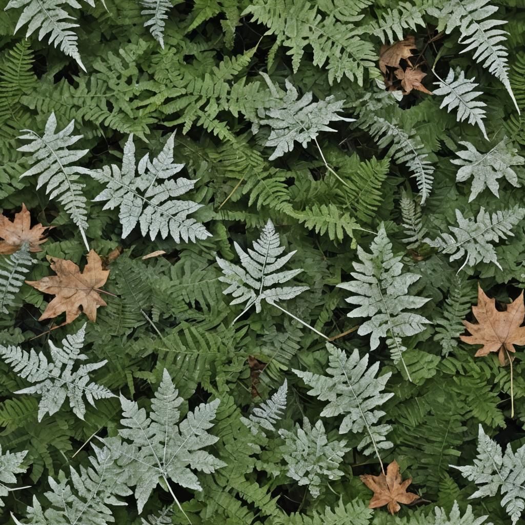 Autumnal Landscape in Gouache and Watercolor Style