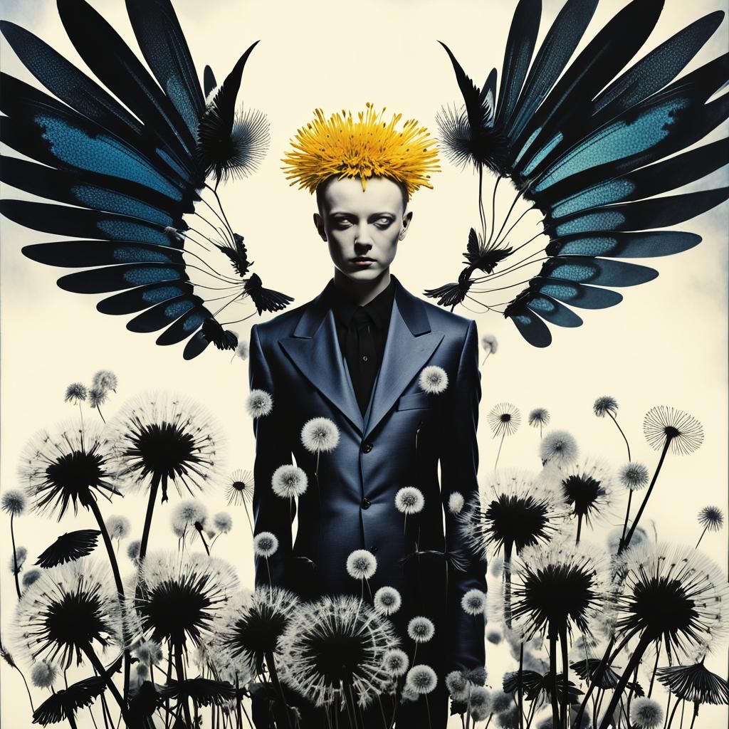 Winged Fairies Making Wishes in Surreal Dreamscape