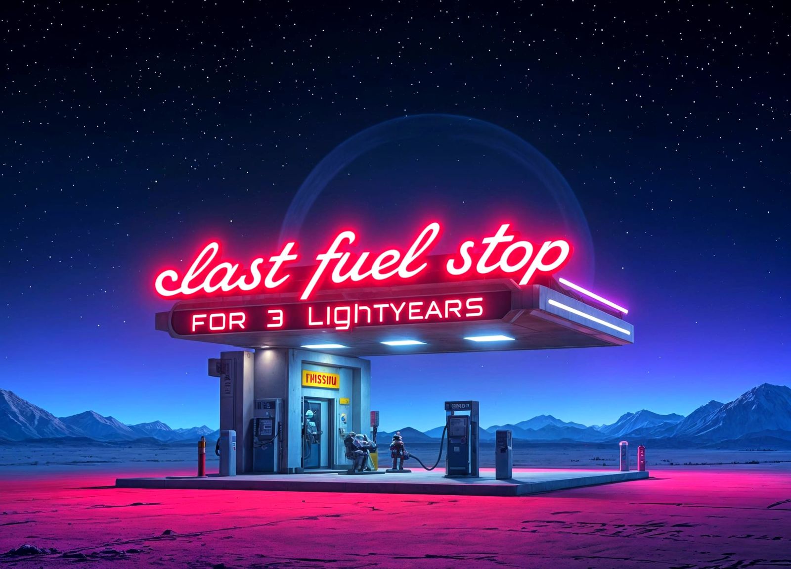 Alien Gas Station: Last Fuel Stop