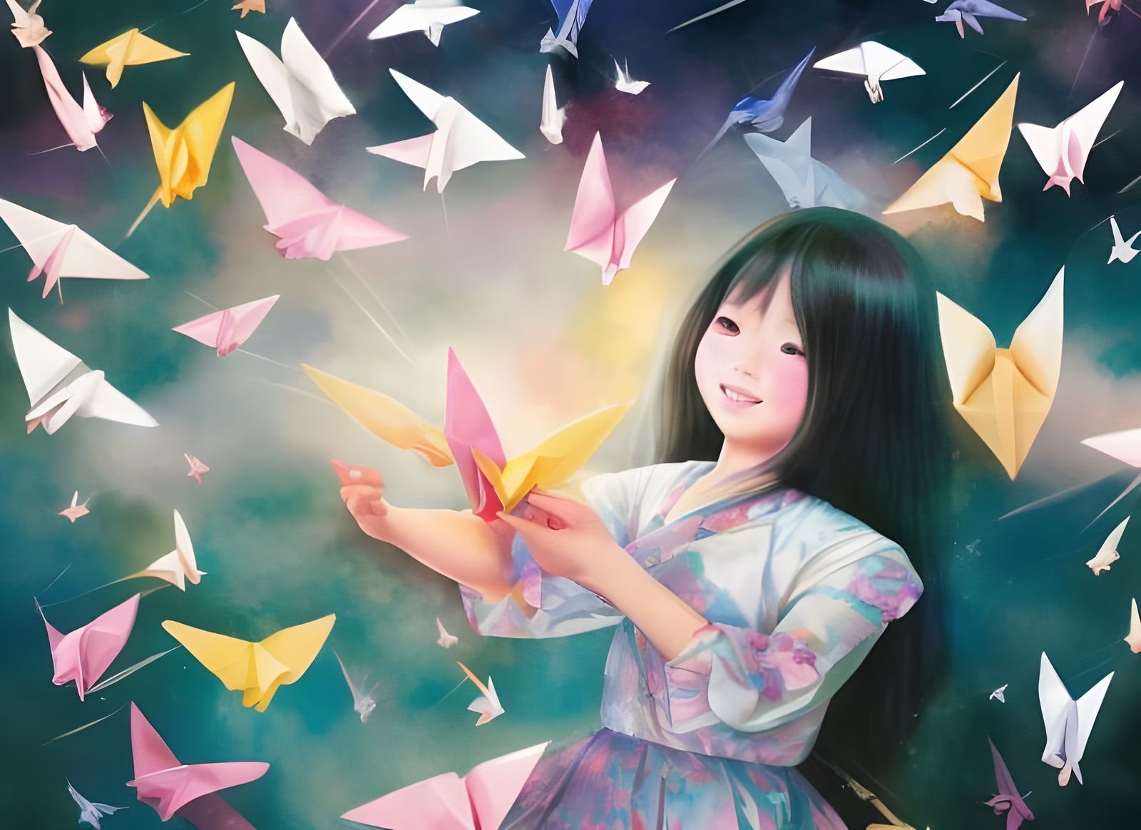 Sadako Sasaki and 1000 Paper Cranes