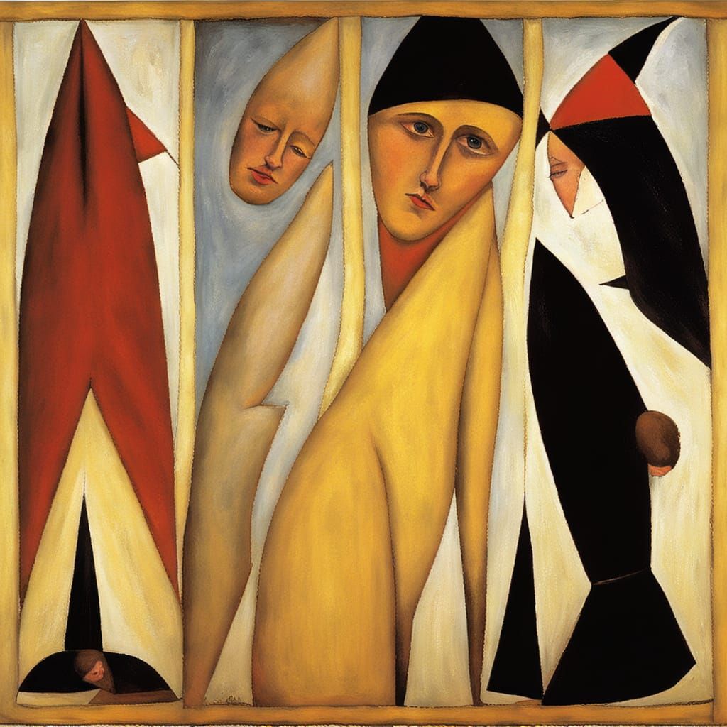 Upside Down Figure in Dualistic Landscape