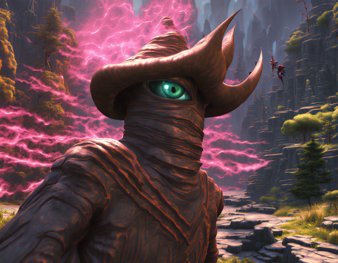 Gwen Tennyson as Mummified Witch: Dark Fantasy Art