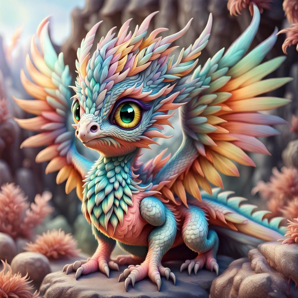 Cute Phoenix dragon