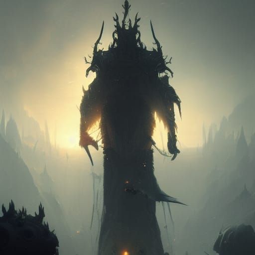 Apocalyptic Selfie: Dark Fantasy Art in 8K