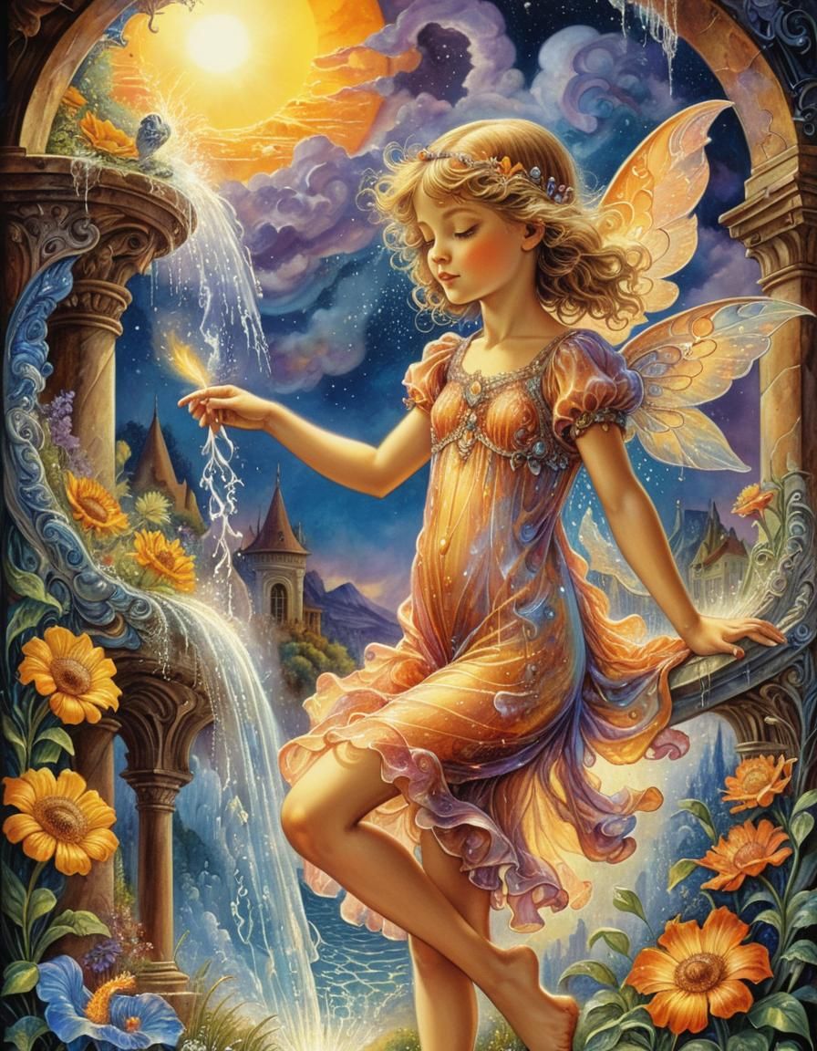 Twerp in Heat Wave: Art Deco Illustration