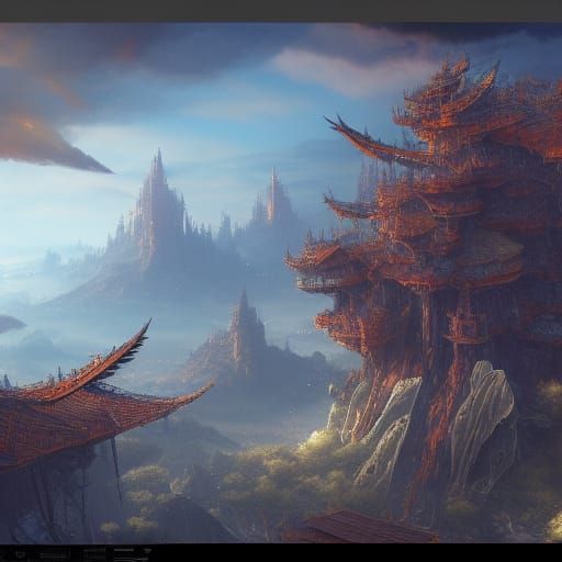 Gojo Satoru Detailed Matte Painting