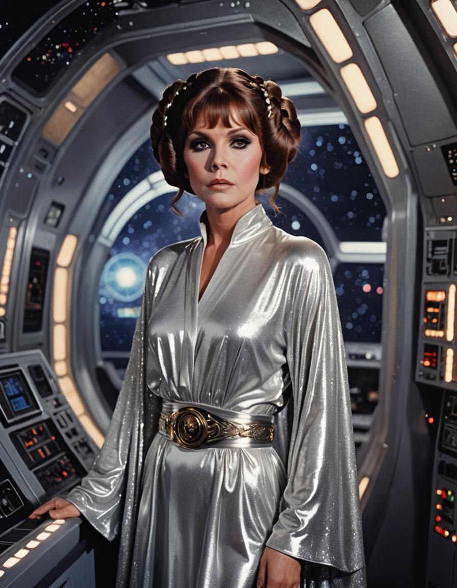 Pat Benatar as Princess Leia in Space