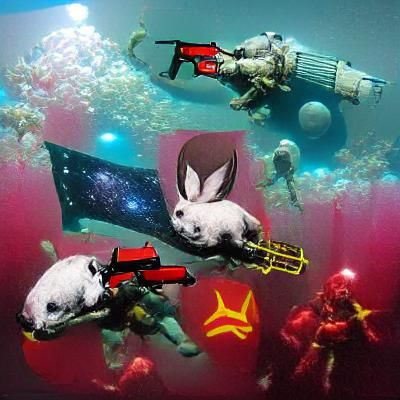 Underwater Communist Militia vs Space Rabbits