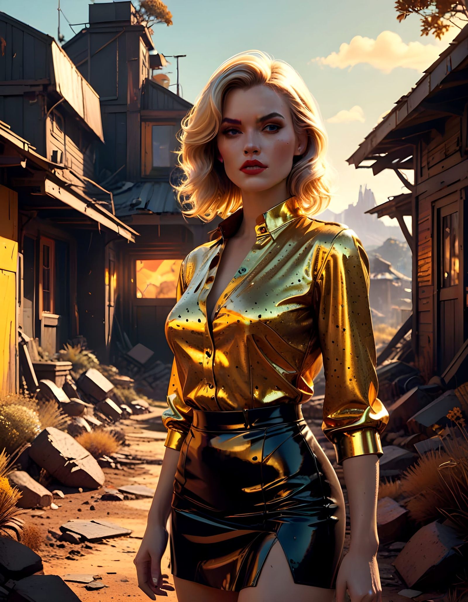 Glam Raunch in a 1950s Fantasy Setting