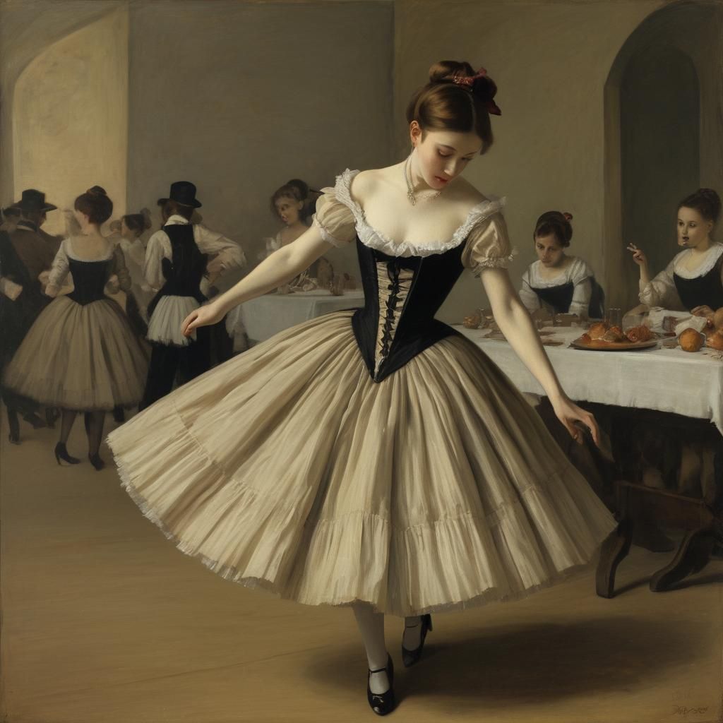 Delicious Death Dessert Dress, Impressionist Style