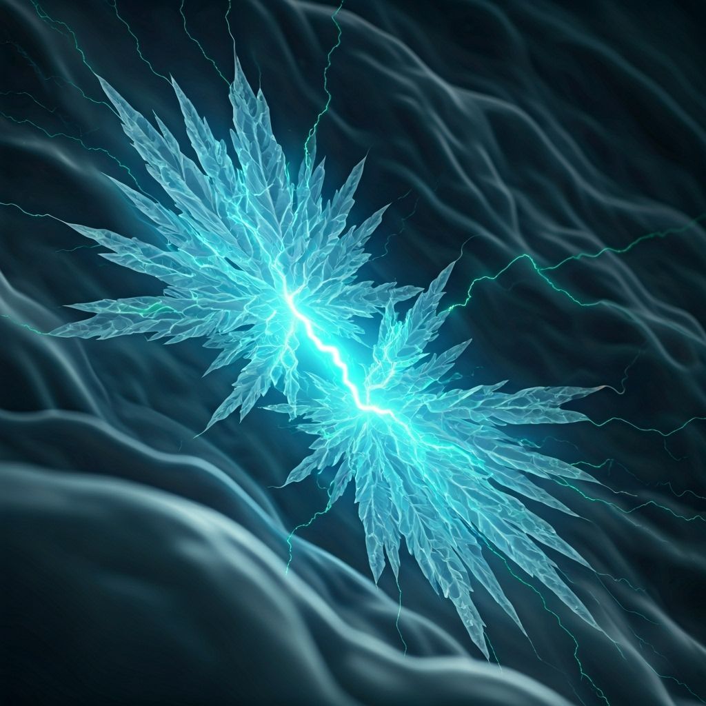 Flexoelectricity Visualization: Bending Ice Crystals Emit En...