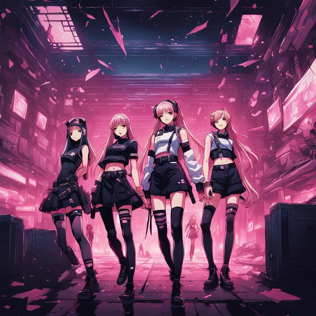 BlackPink Kill This Love: Manga Art in Anime Style