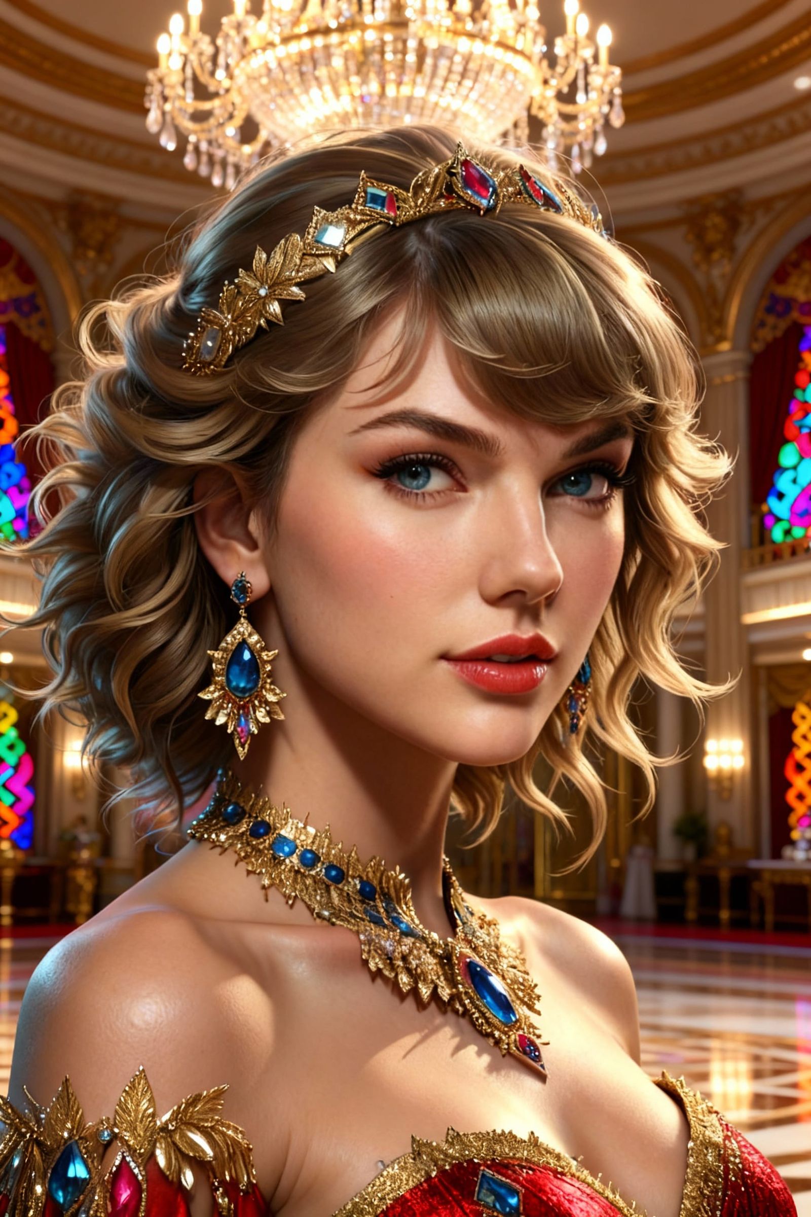 AI Generated Portrait with Changed Facial Features