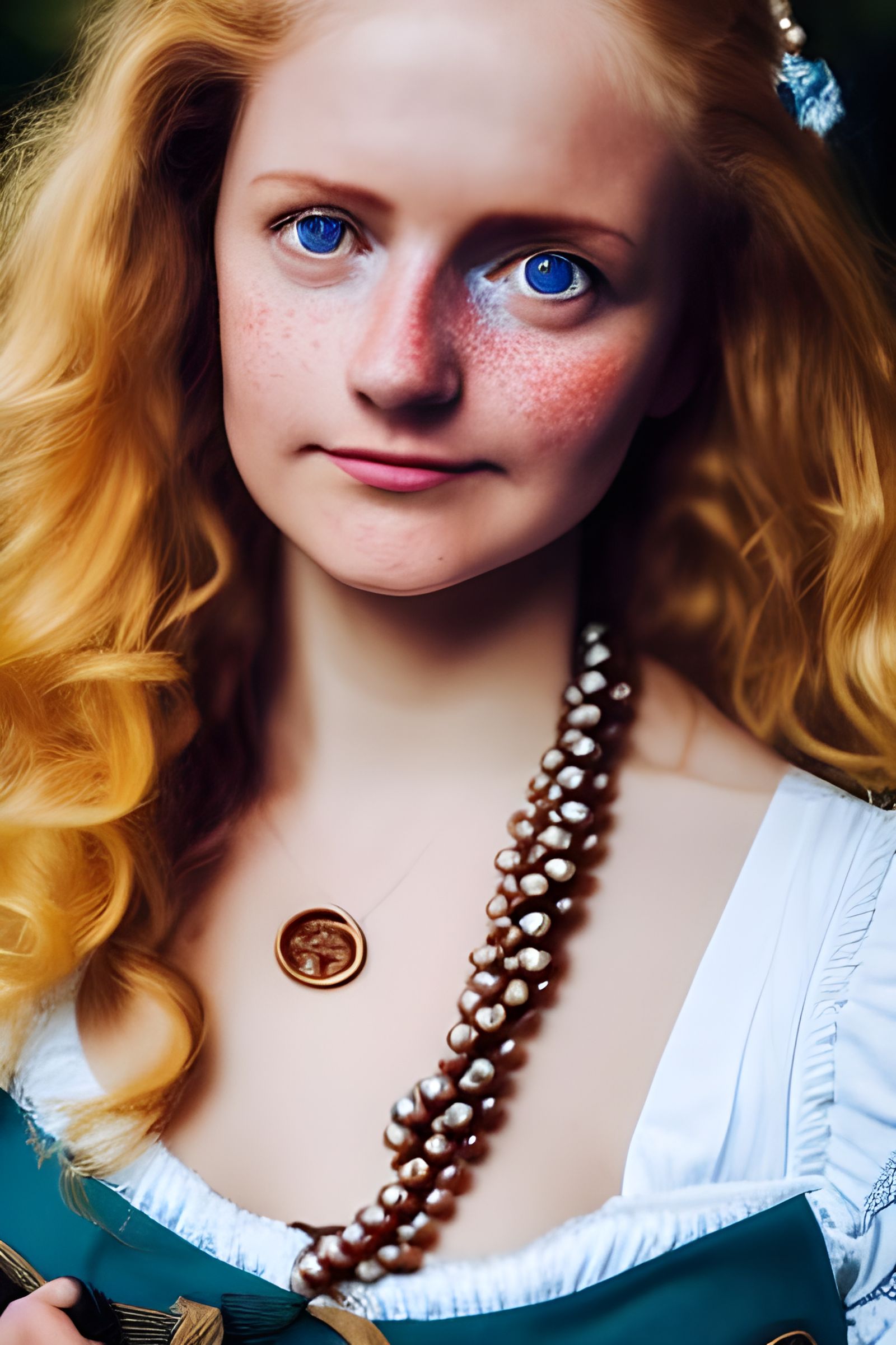 Oktoberfest Beauty in Dirndl Dress