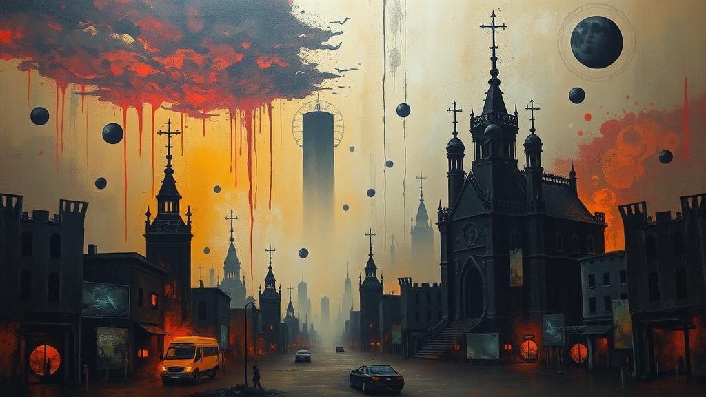 Abstract Dystopian Surrealism: Wars and Rumors of Wars