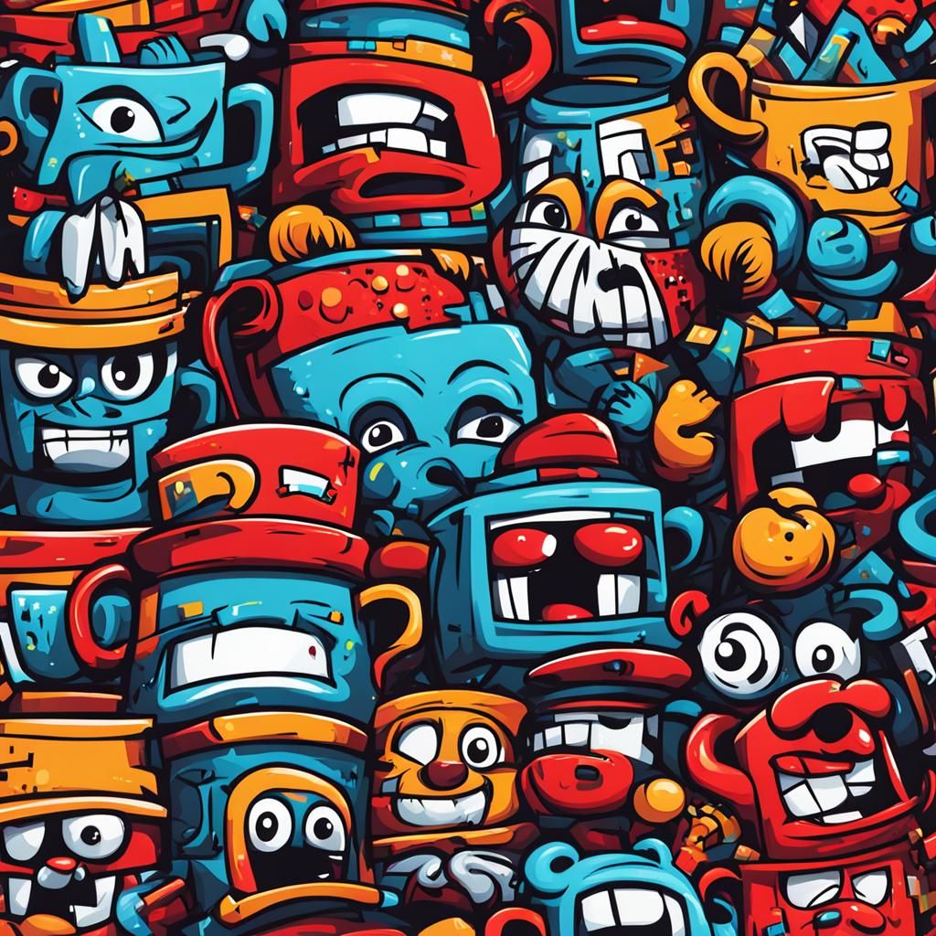 Stylized Graffiti Character Design