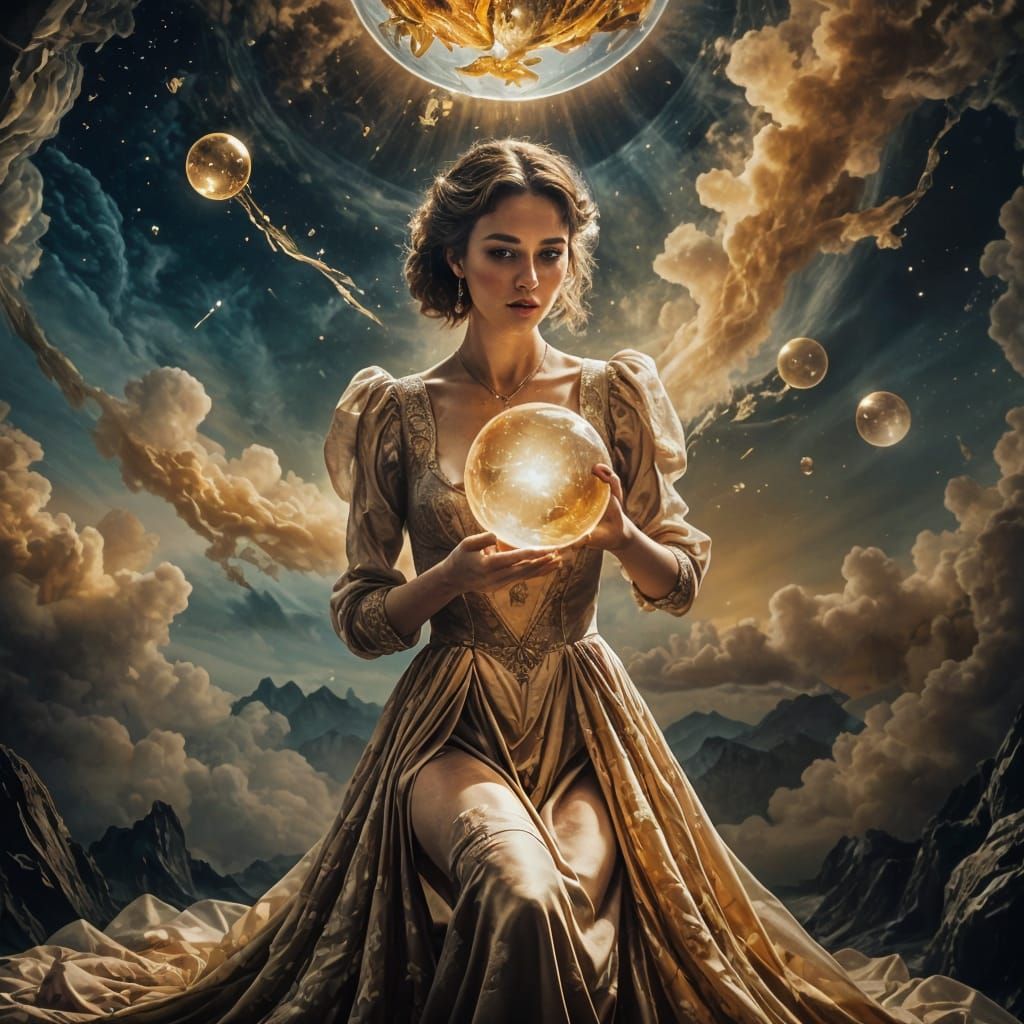 Intriguing AI Image of a Woman Doing Something Weird