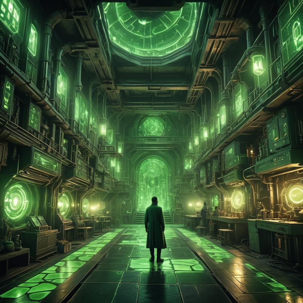 Green Magicians Glow in Underground Laboratory