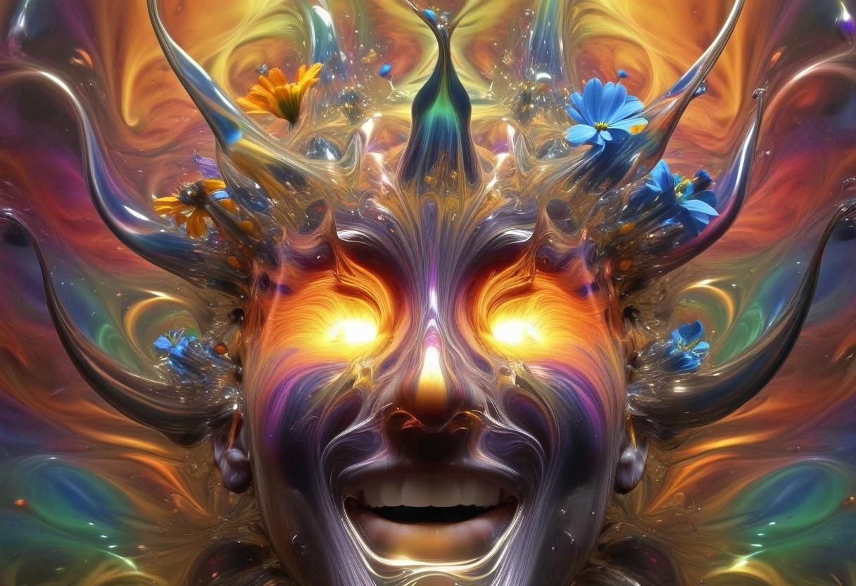 Abstract Arabesque: Teardrop Explosion in Prismatic Wind